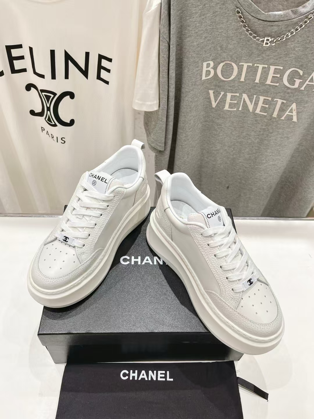 CHANE1高品質プラットフォームビスケットシューズ【50％割引+送料無料】