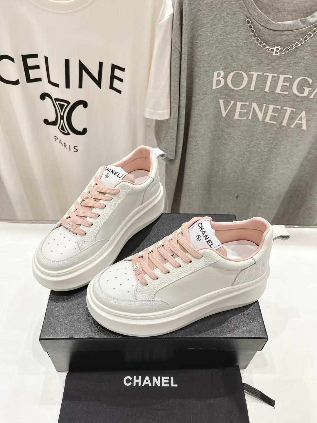 CHANE1高品質プラットフォームビスケットシューズ【50％割引+送料無料】