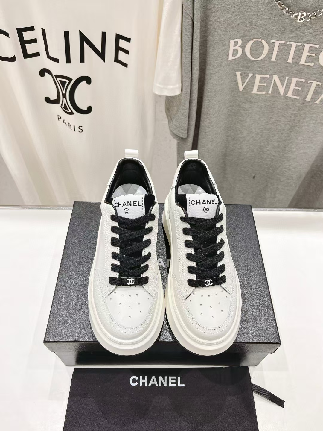 CHANE1高品質プラットフォームビスケットシューズ【50％割引+送料無料】