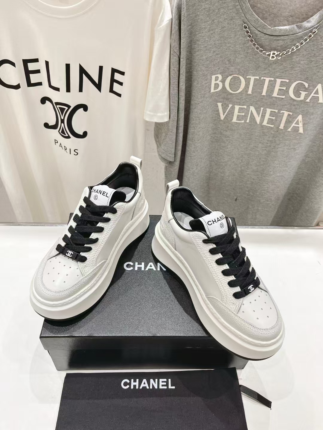 CHANE1高品質プラットフォームビスケットシューズ【50％割引+送料無料】