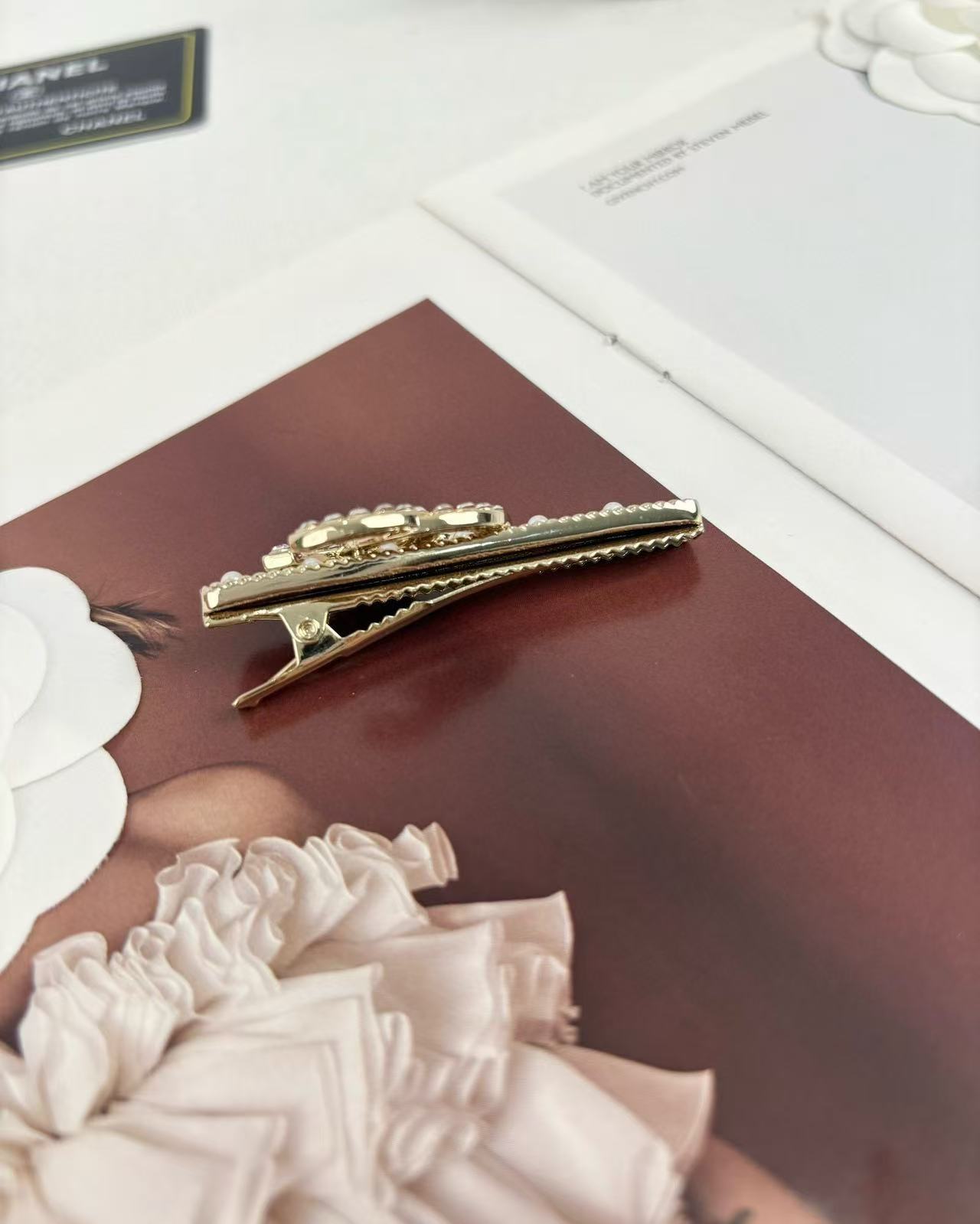 CHANE1 ダイヤモンドパール ヘアクリップ【50％割引+送料無料】