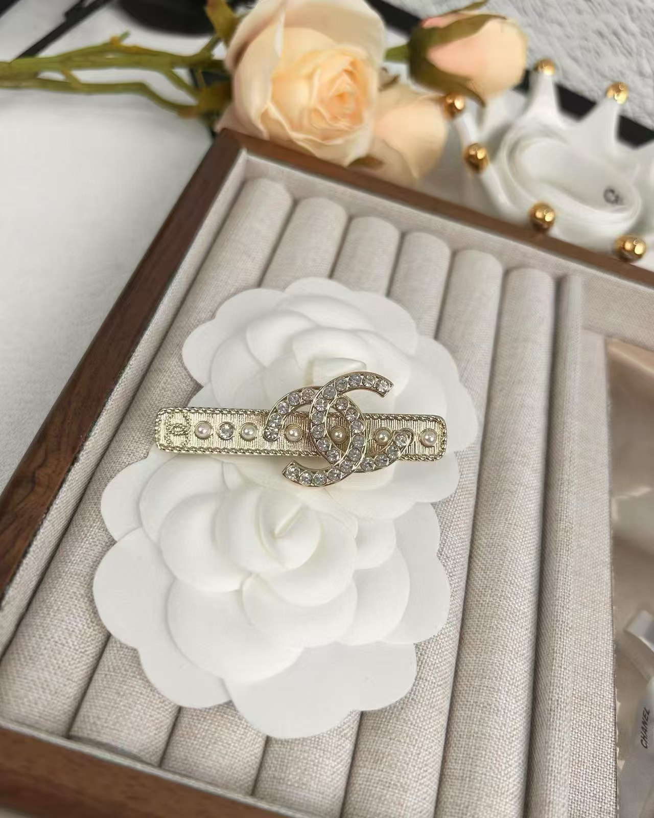 CHANE1 ダイヤモンドパール ヘアクリップ【50％割引+送料無料】