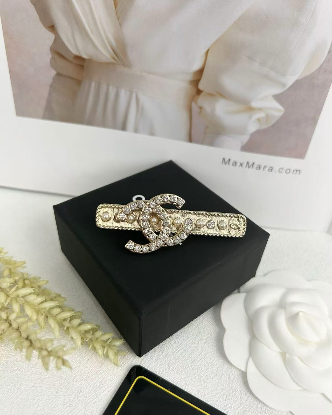 CHANE1 ダイヤモンドパール ヘアクリップ【50％割引+送料無料】