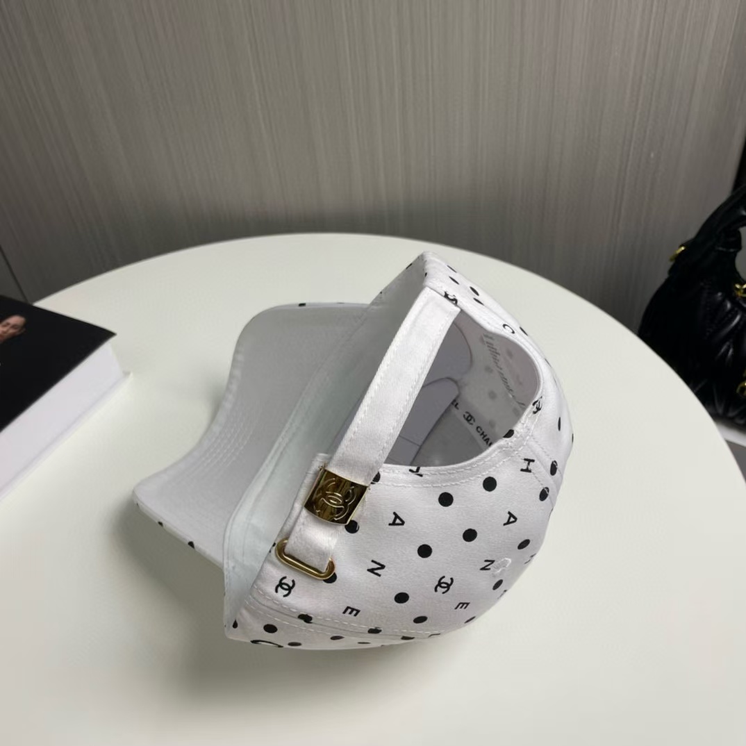 CHANE1 ポルカドット ベースボールキャップ【50％割引+送料無料】