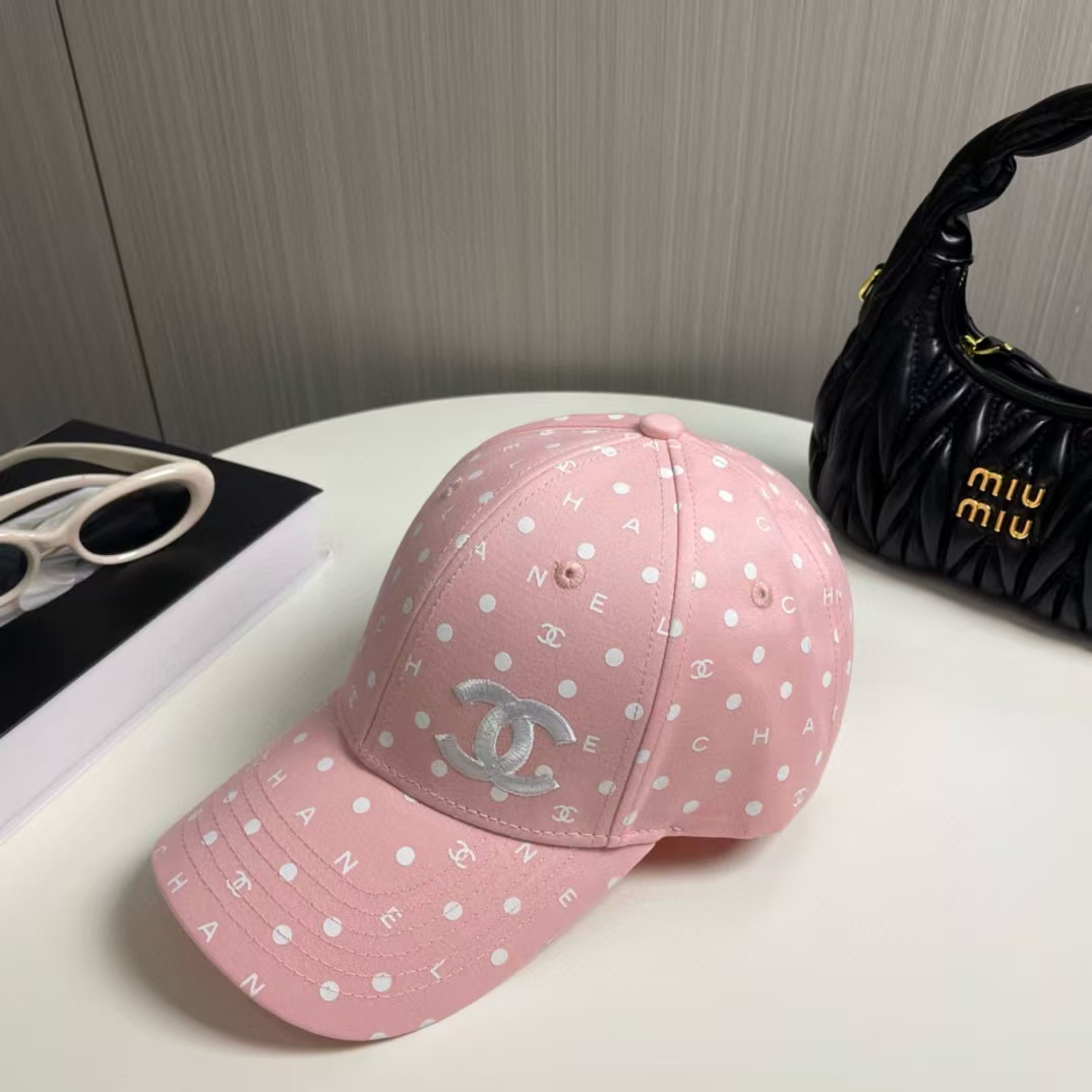 CHANE1 ポルカドット ベースボールキャップ【50％割引+送料無料】