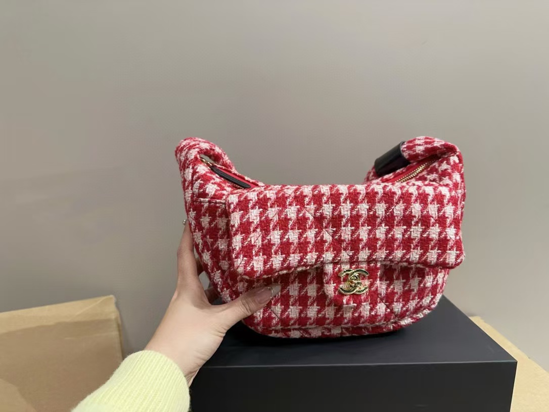 CHANE1 チェック柄ショルダークロスボディバッグ【50％割引+送料無料】