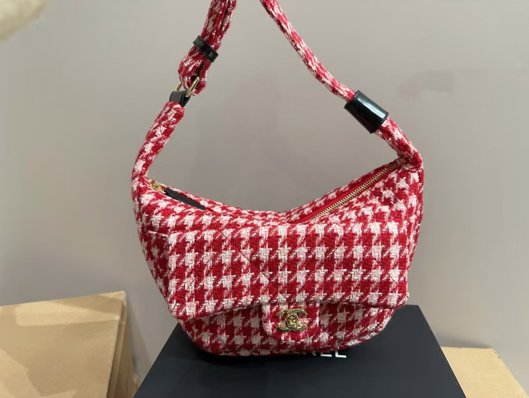 CHANE1 チェック柄ショルダークロスボディバッグ【50％割引+送料無料】