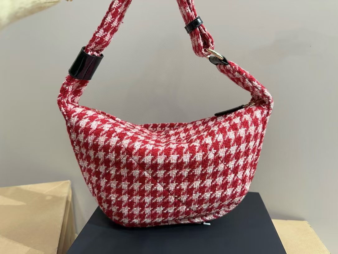 CHANE1 チェック柄ショルダークロスボディバッグ【50％割引+送料無料】