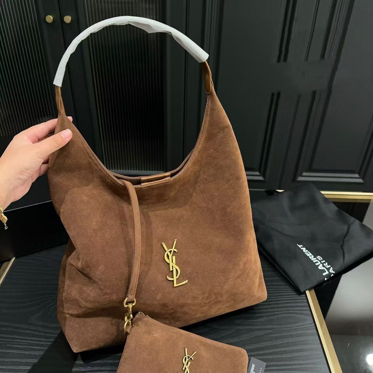 YSL Hoboディアスキン脇バッグ【50％割引+送料無料】