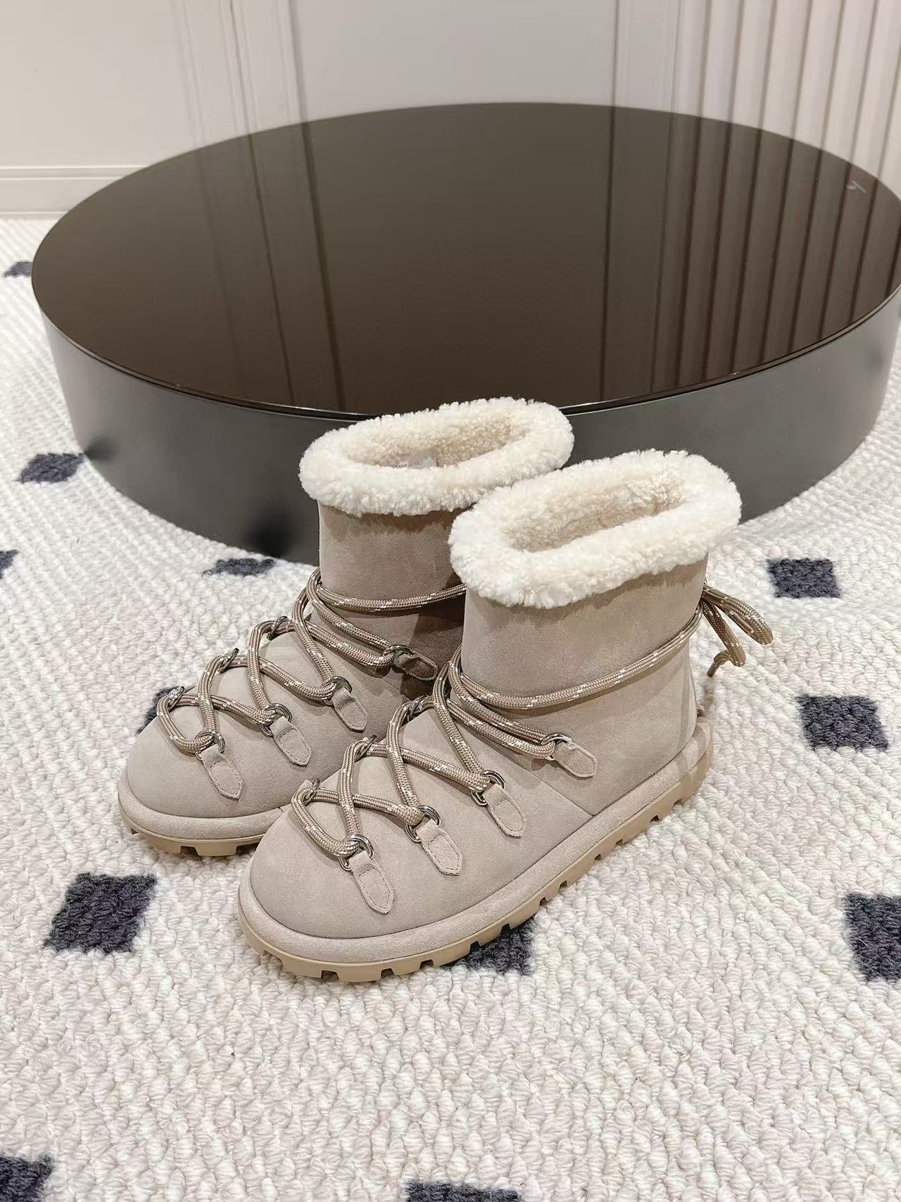 M1UM1U 高品質レースアップスノーブーツ【50％割引+送料無料】