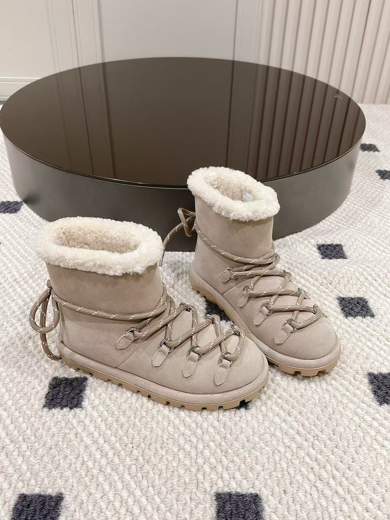 M1UM1U 高品質レースアップスノーブーツ【50％割引+送料無料】