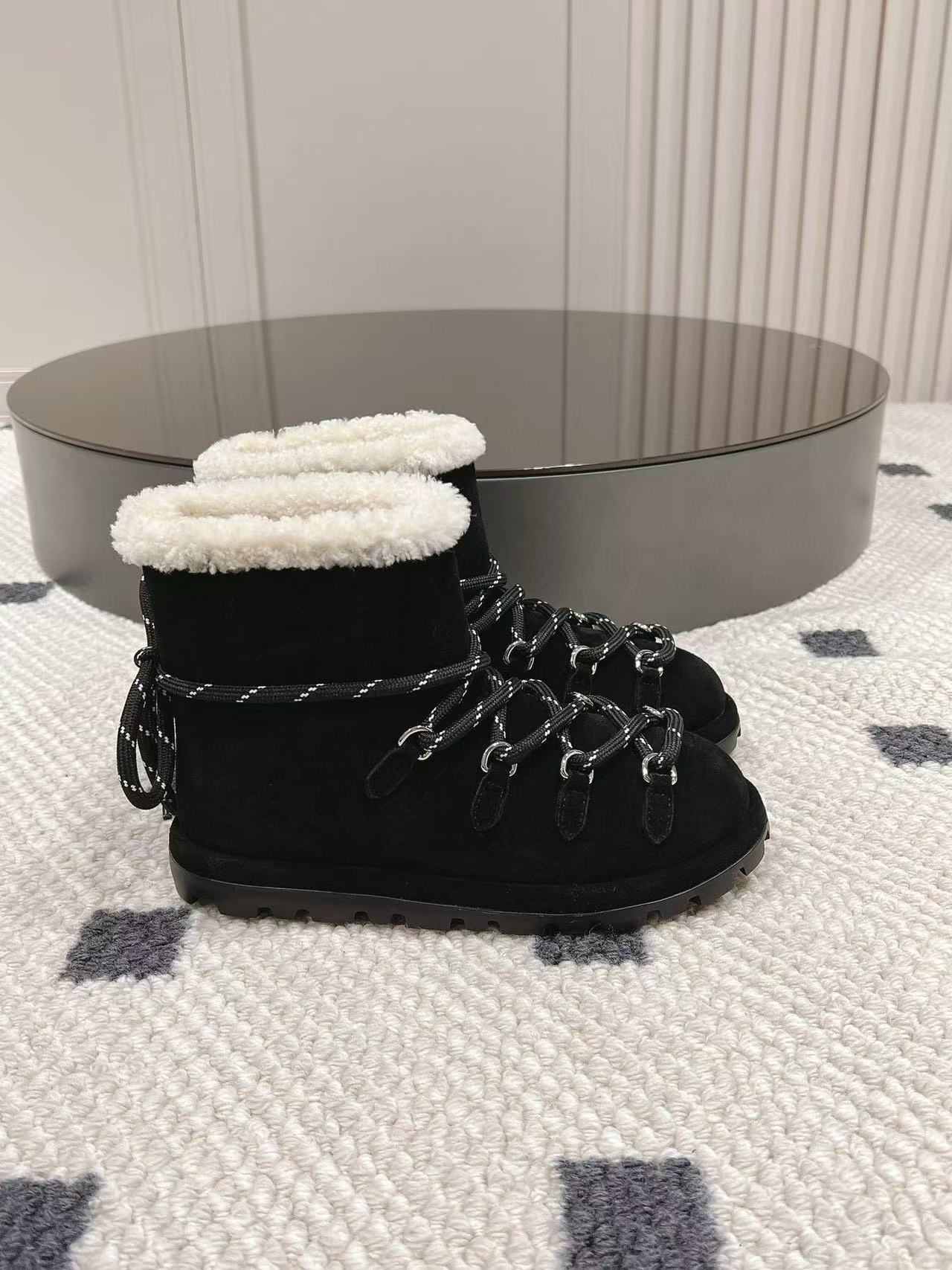 M1UM1U 高品質レースアップスノーブーツ【50％割引+送料無料】