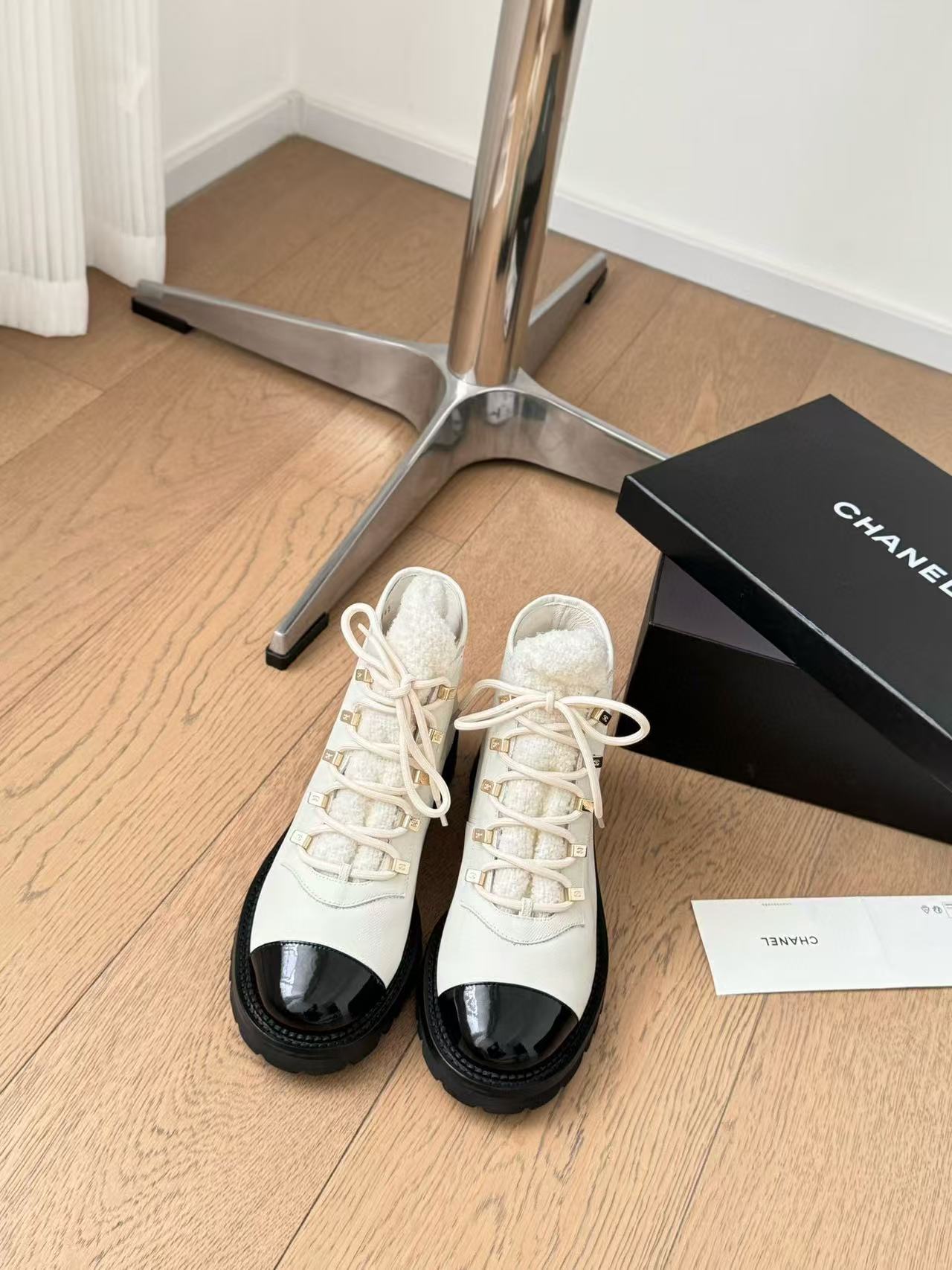 CHANE1高品質カラーブロック レースアップ ブーツ【50％割引+送料無料】