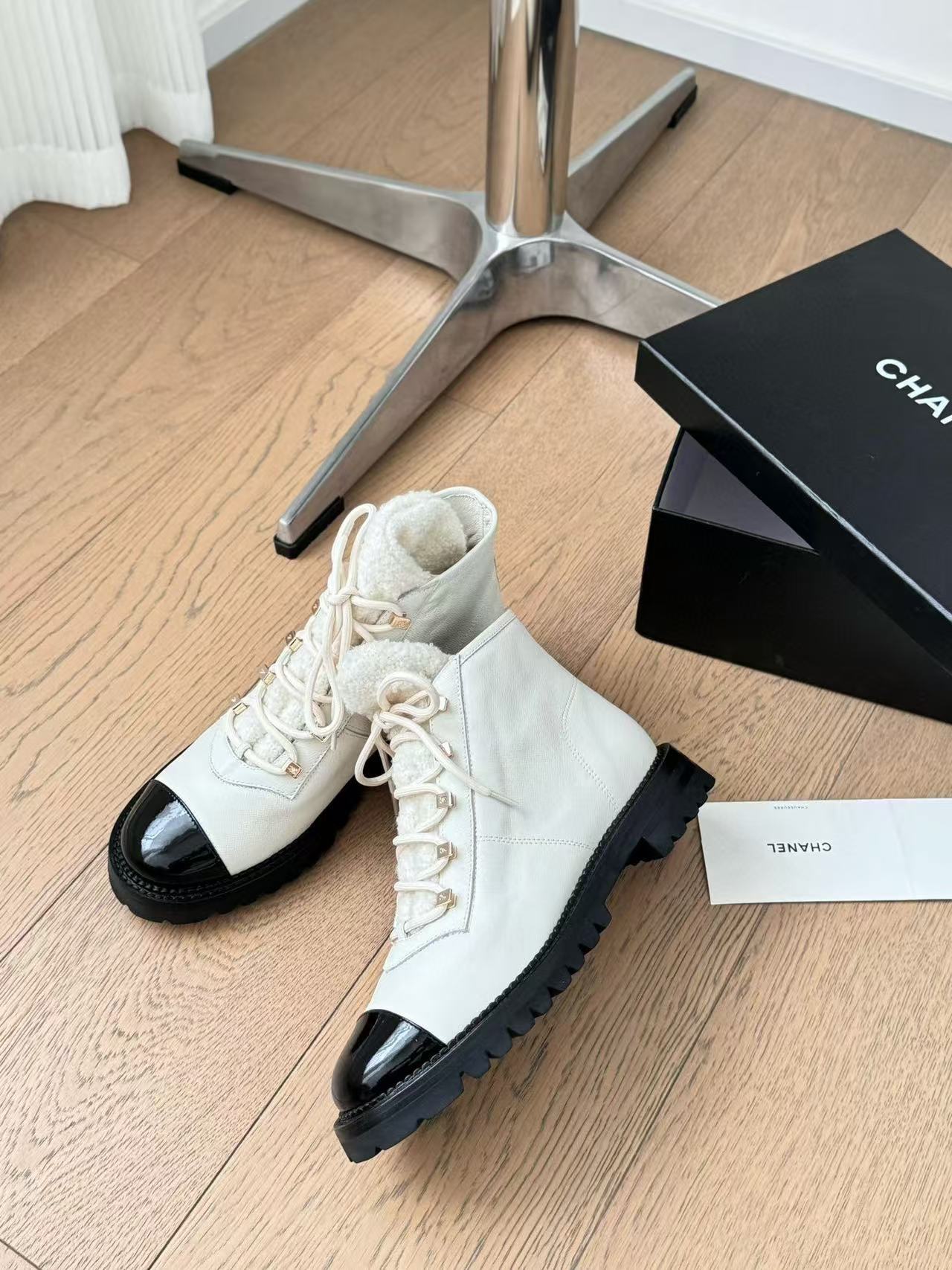 CHANE1高品質カラーブロック レースアップ ブーツ【50％割引+送料無料】