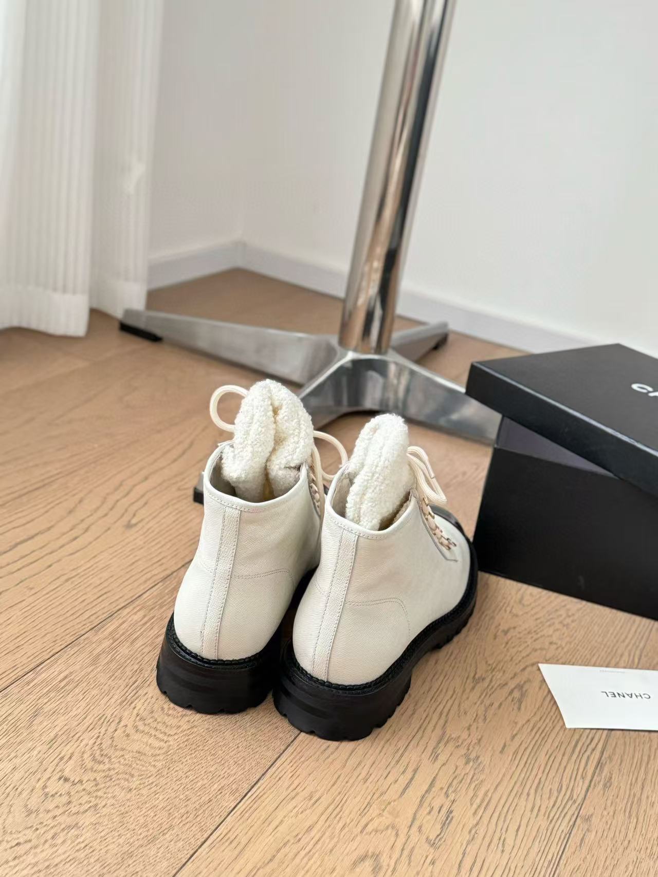 CHANE1高品質カラーブロック レースアップ ブーツ【50％割引+送料無料】