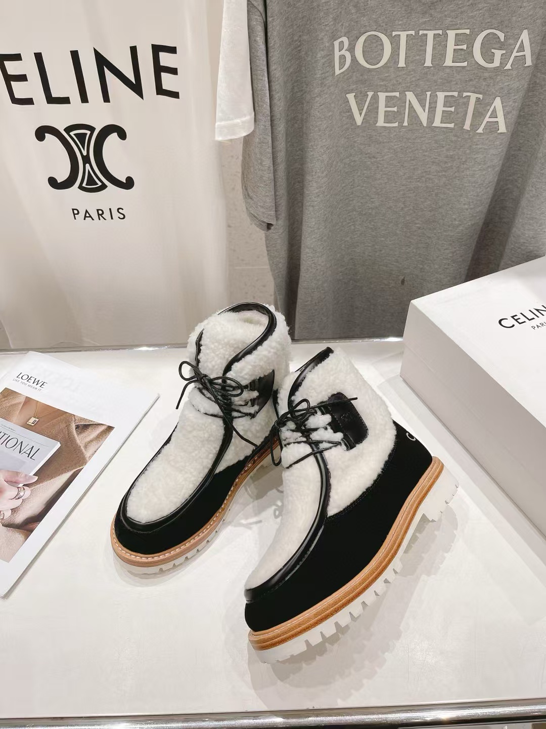 CEL1NE 高品質ラムウール スノーブーツ【50％割引+送料無料】