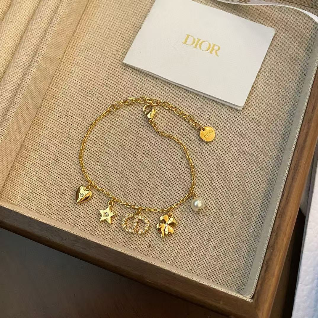 DI0R ダイヤモンド CD ブレスレット【50％割引+送料無料】