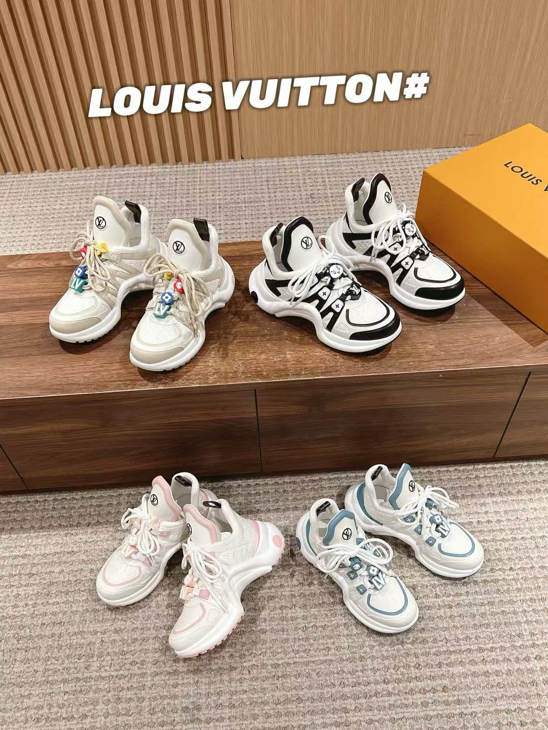 LVの高品質ダッドシューズ【50％割引+送料無料】