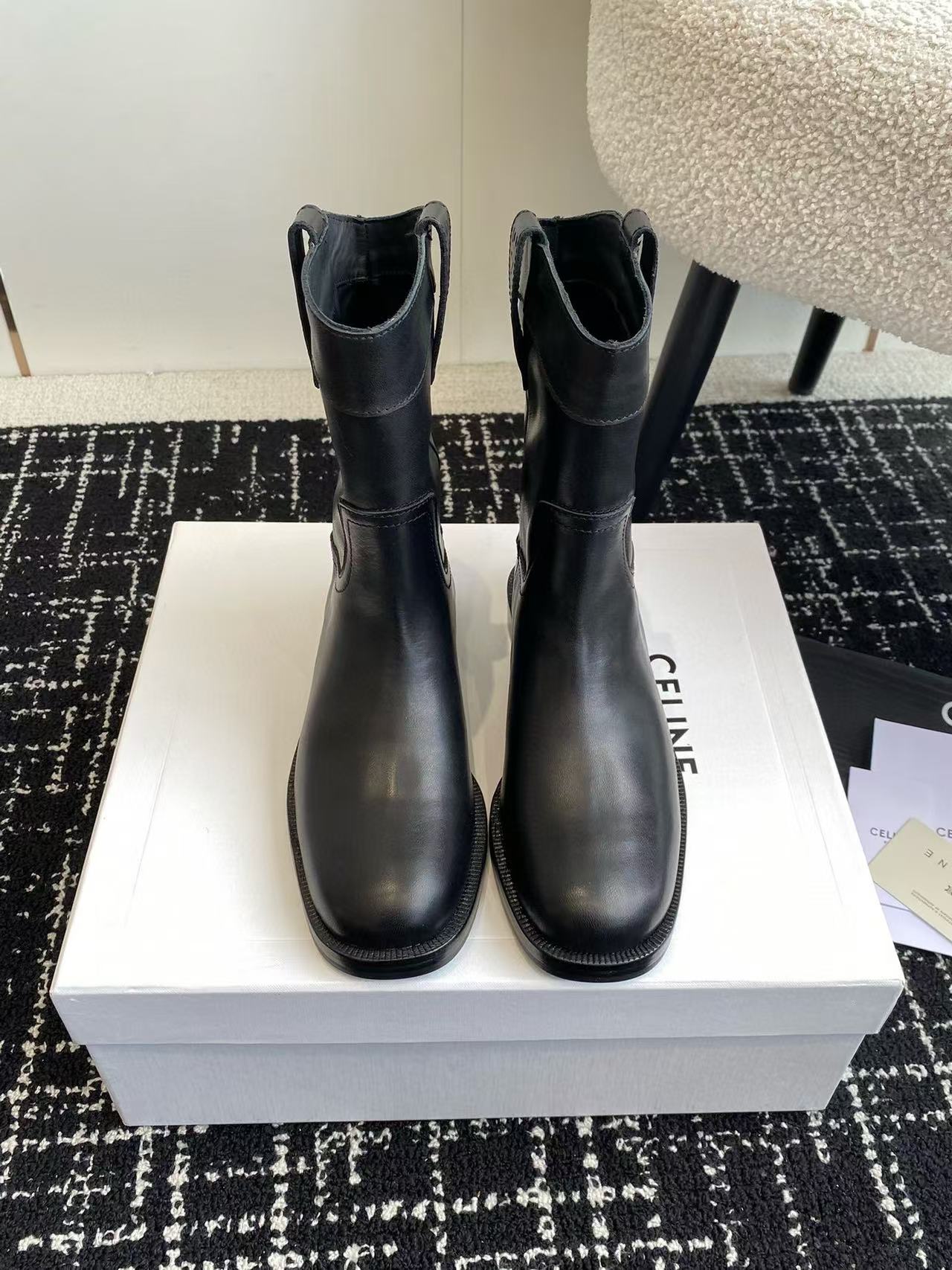 CEL1NE 高品質シンプルシープスキンショートブーツ【50％割引+送料無料】