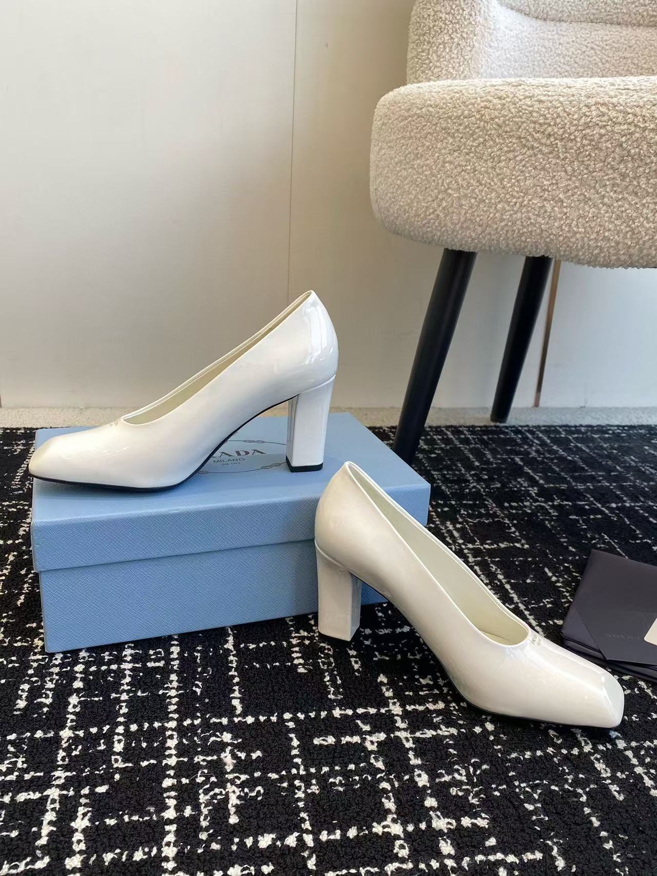 PR4DA 高品質パテントレザー ハイヒール【50％割引+送料無料】