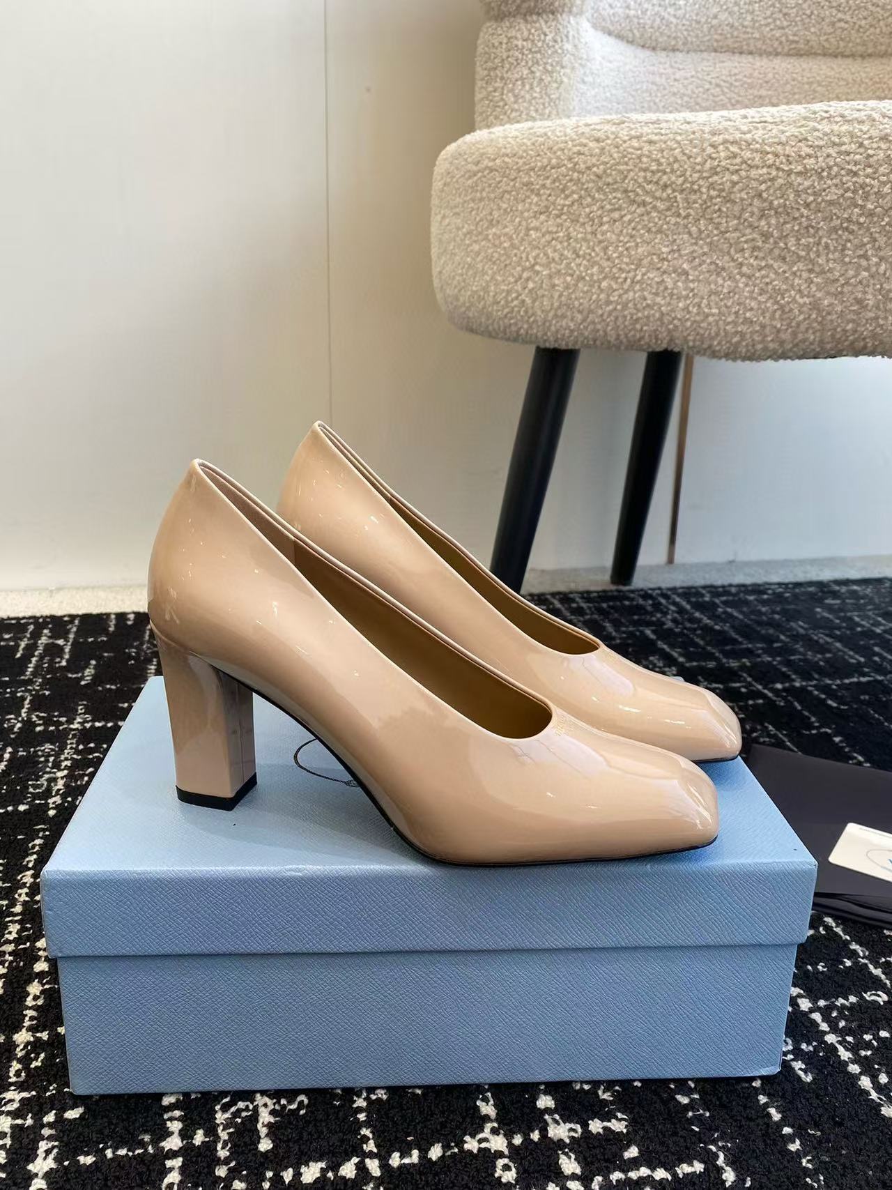 PR4DA 高品質パテントレザー ハイヒール【50％割引+送料無料】