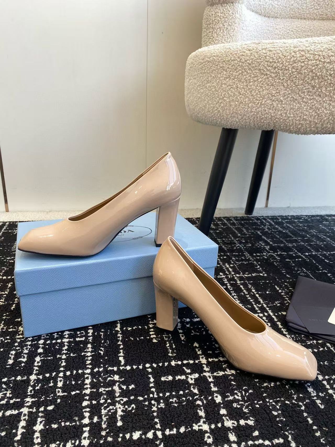 PR4DA 高品質パテントレザー ハイヒール【50％割引+送料無料】