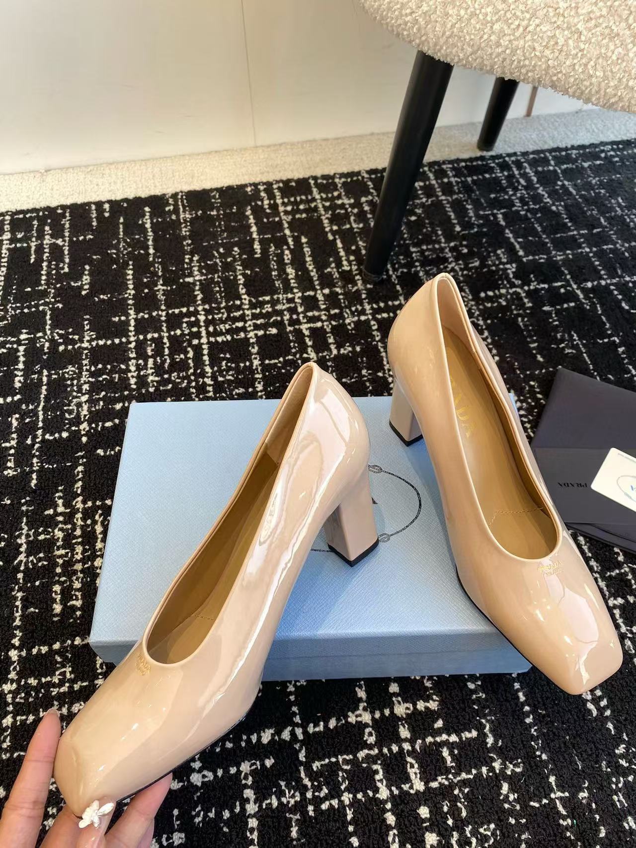 PR4DA 高品質パテントレザー ハイヒール【50％割引+送料無料】