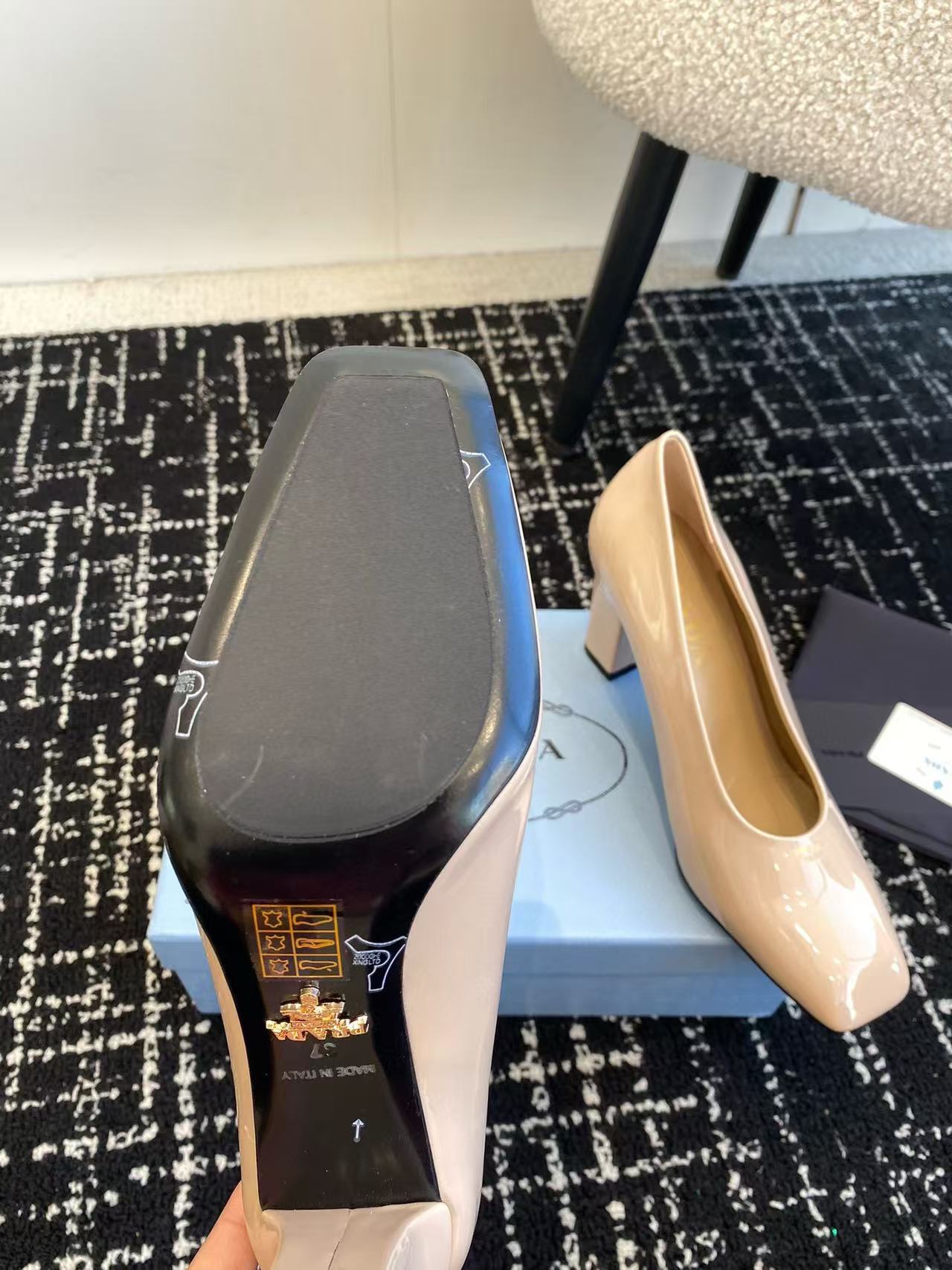 PR4DA 高品質パテントレザー ハイヒール【50％割引+送料無料】