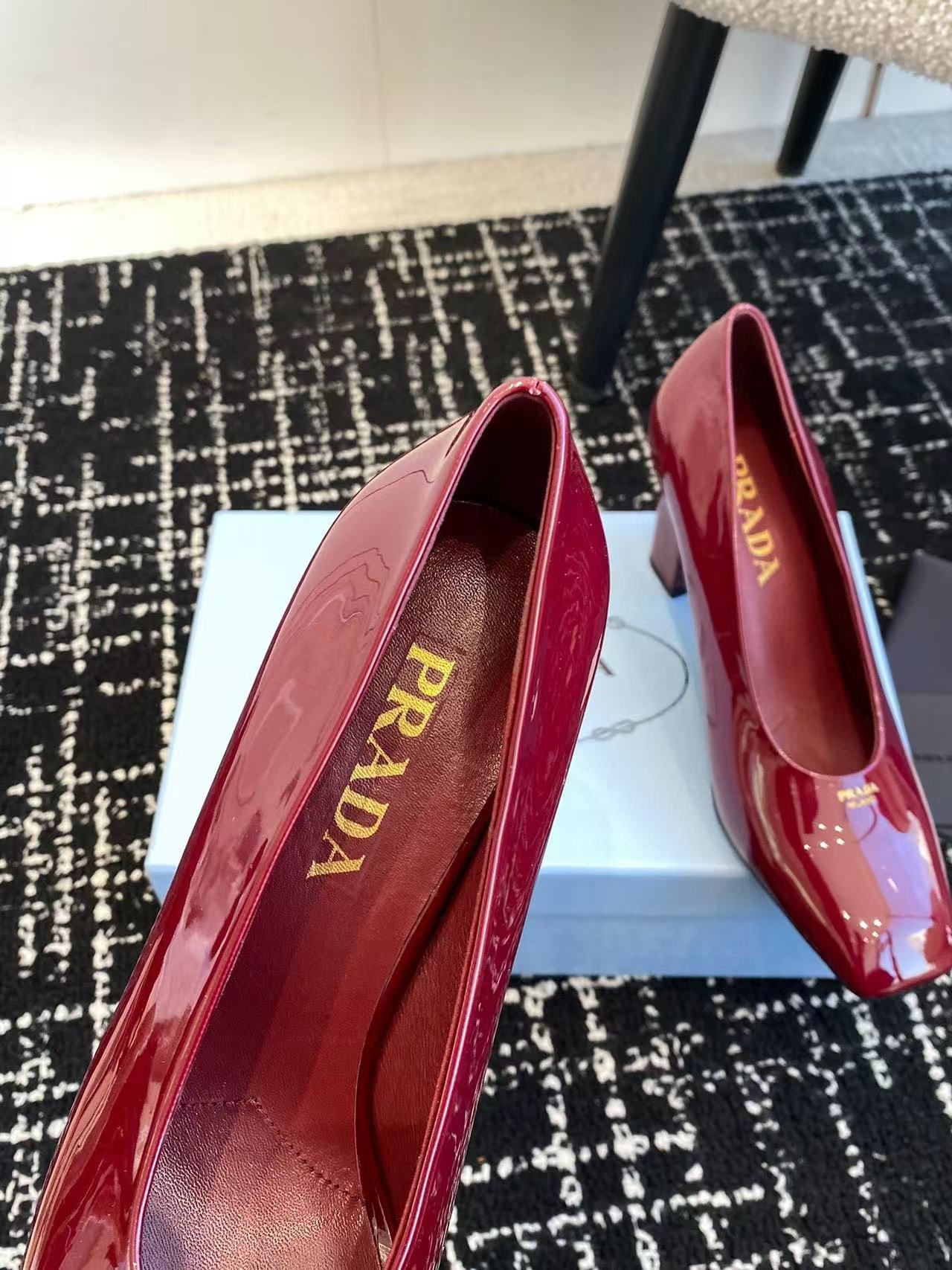 PR4DA 高品質パテントレザー ハイヒール【50％割引+送料無料】