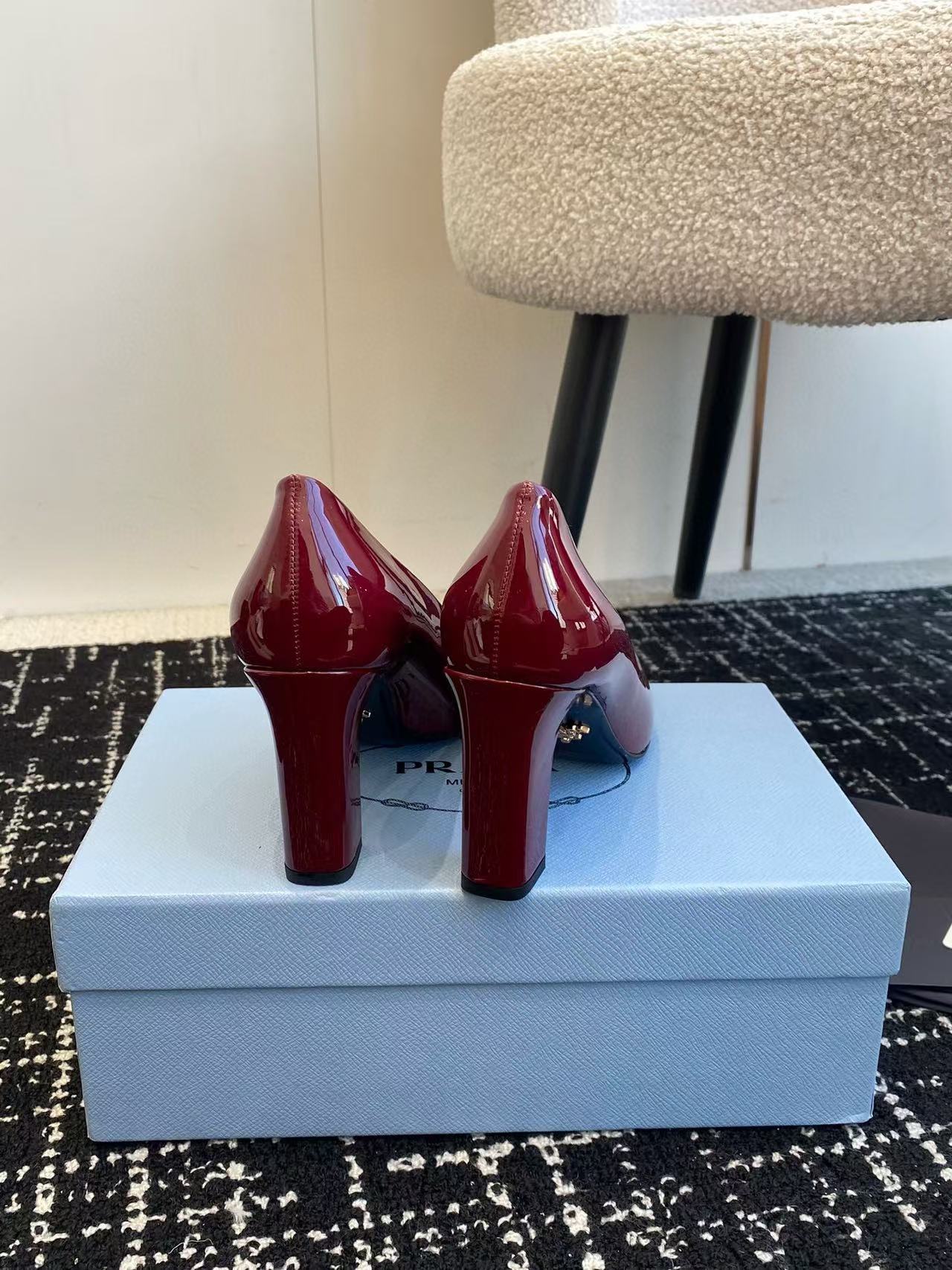PR4DA 高品質パテントレザー ハイヒール【50％割引+送料無料】