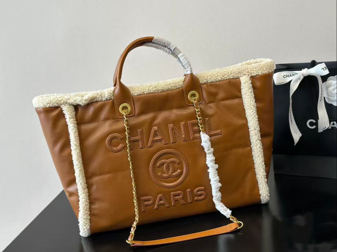 CHANE1 ラムウール ショッピングバッグ【50％割引+送料無料】