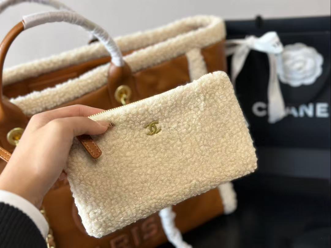 CHANE1 ラムウール ショッピングバッグ【50％割引+送料無料】