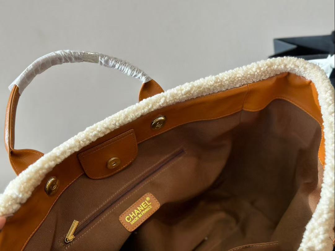 CHANE1 ラムウール ショッピングバッグ【50％割引+送料無料】