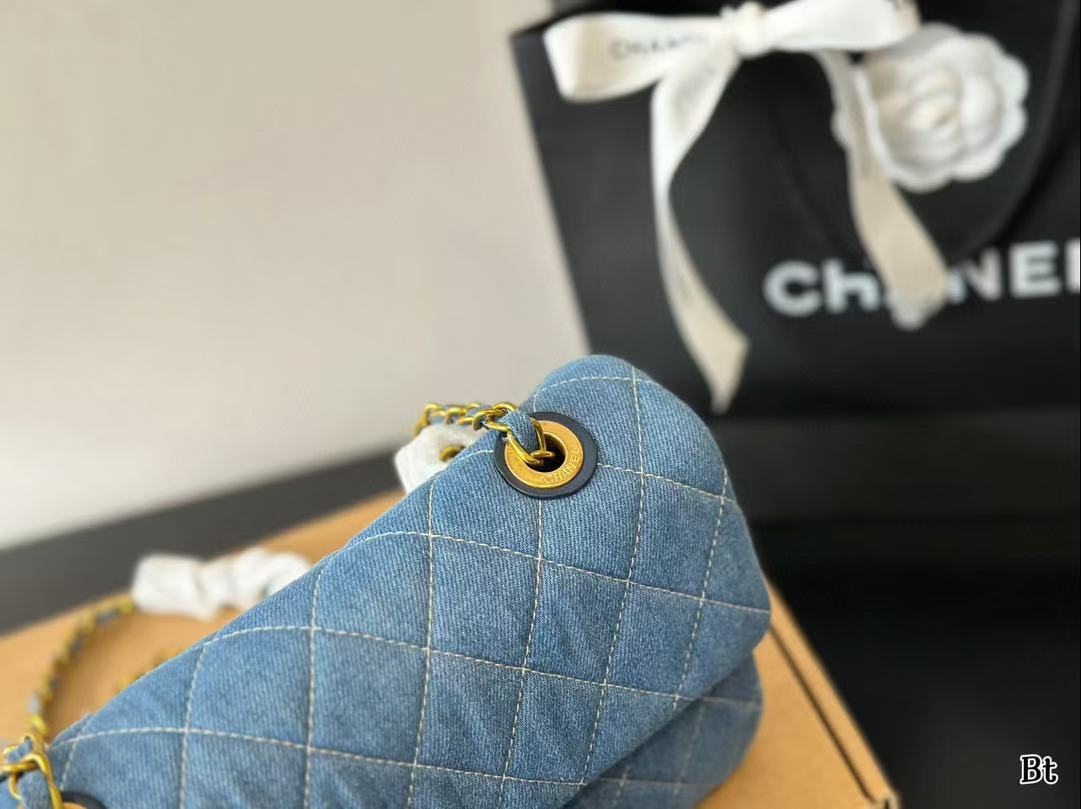 CHANE1 クラシック デニム ショルダー クロスボディバッグ【50％割引+送料無料】