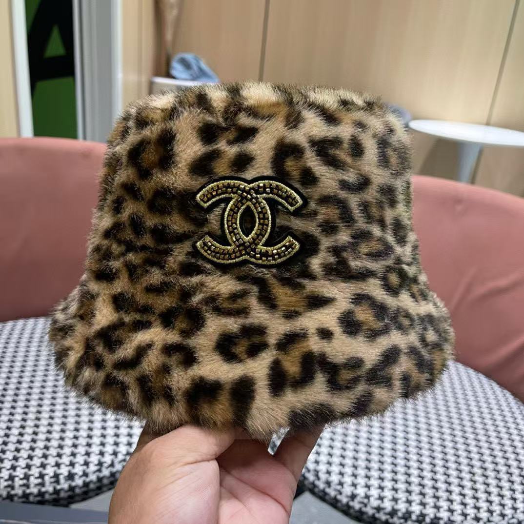 CHANE1 レオパード柄バケットハット【50％割引+送料無料】