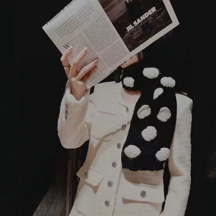 CHANE1 フローラルウールスカーフ【50％割引+送料無料】