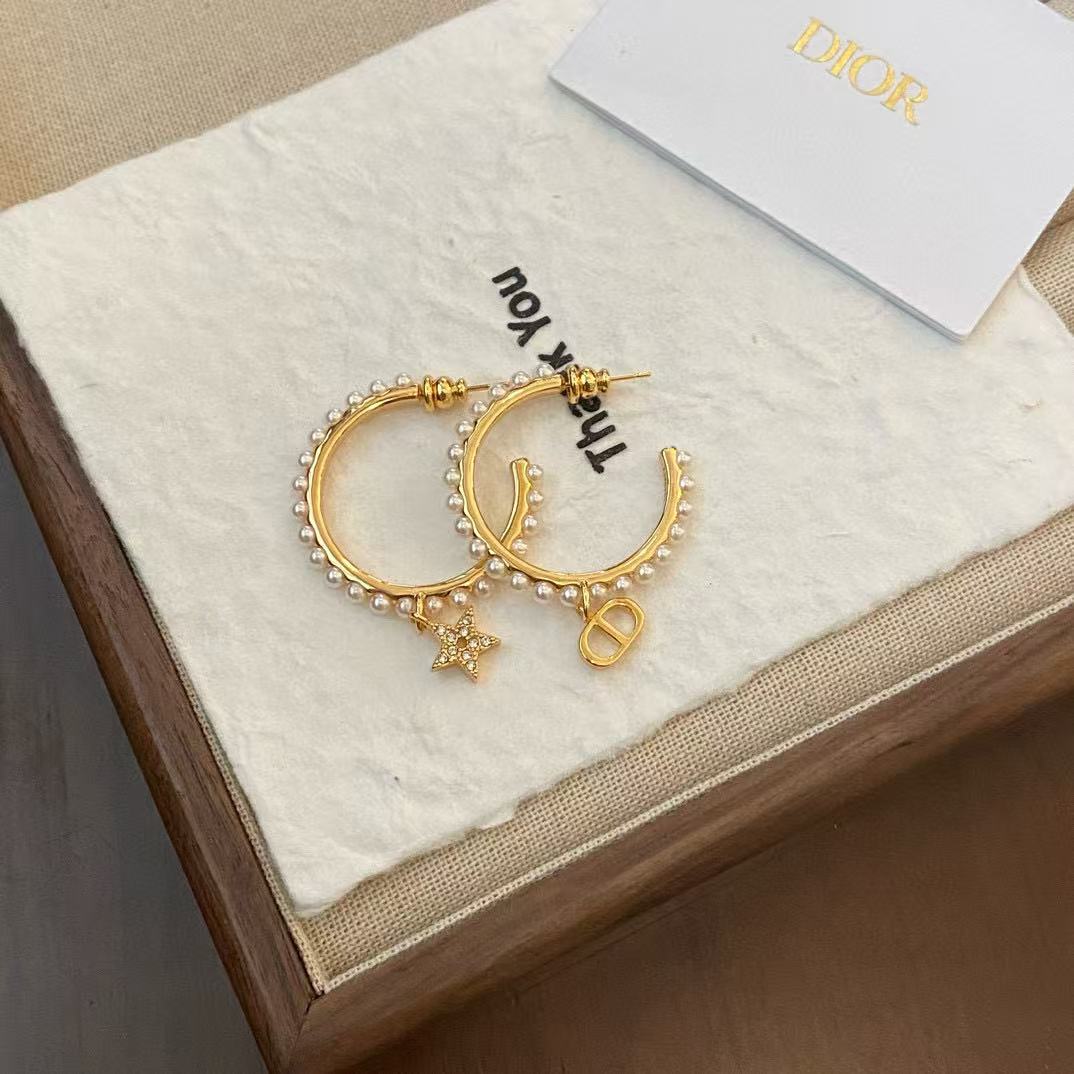 DI0R パール CD イヤリング【50％割引+送料無料】