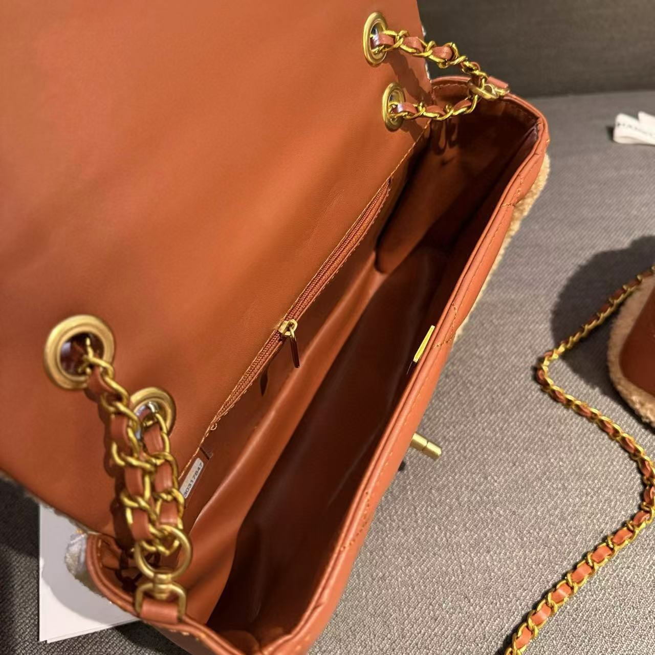 CHANE1 シェルパ CF ショルダーチェーンバッグ【50％割引+送料無料】