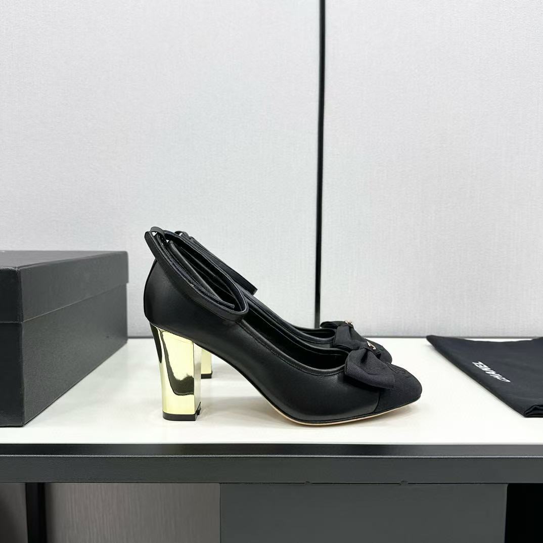 CHANE1 高品質ボウハイヒール【50％割引+送料無料】