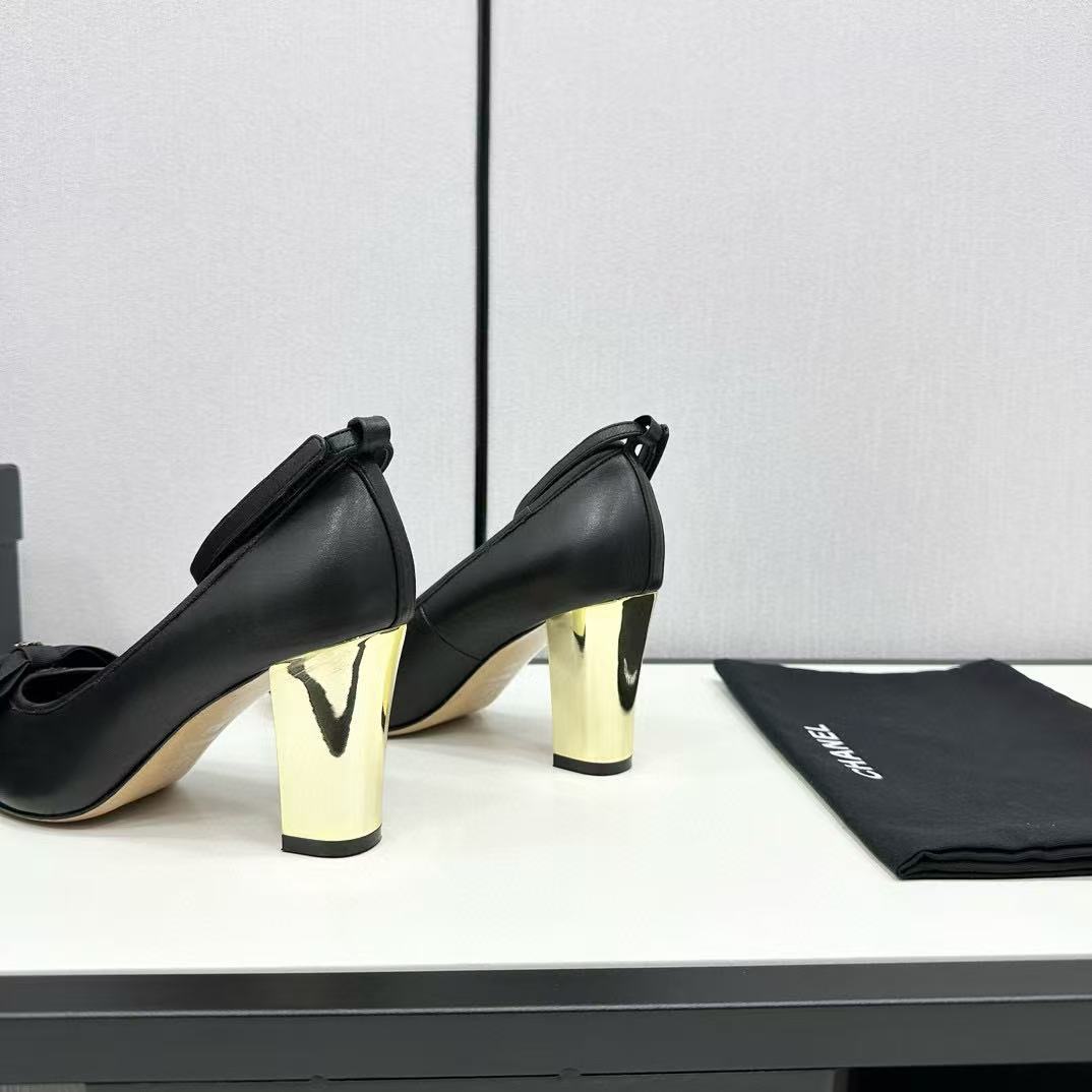 CHANE1 高品質ボウハイヒール【50％割引+送料無料】