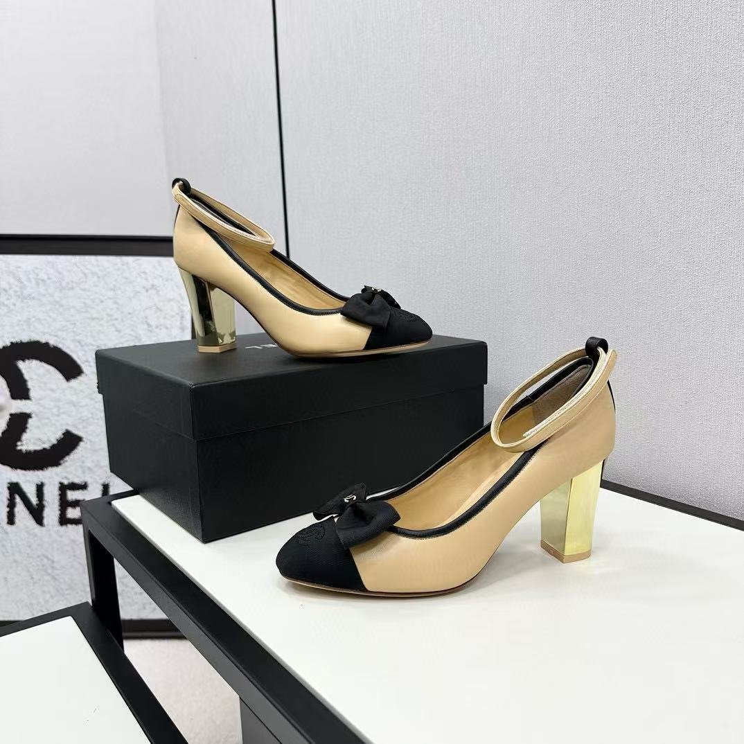 CHANE1 高品質ボウハイヒール【50％割引+送料無料】