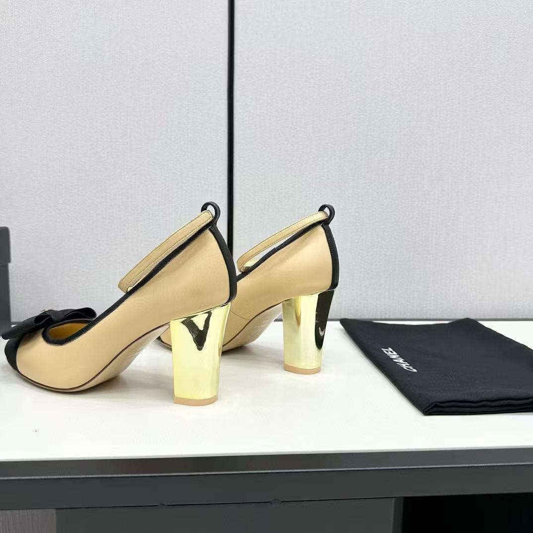 CHANE1 高品質ボウハイヒール【50％割引+送料無料】