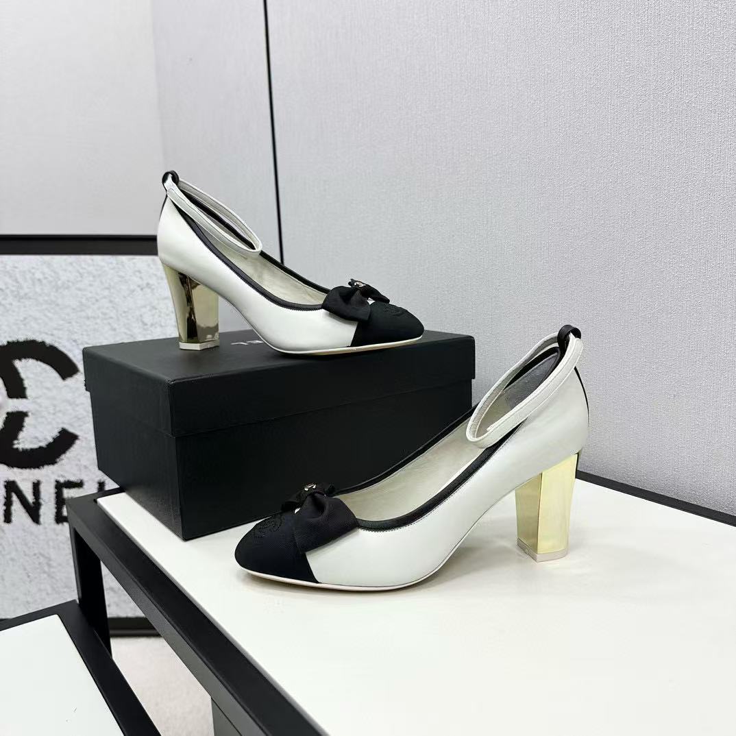 CHANE1 高品質ボウハイヒール【50％割引+送料無料】