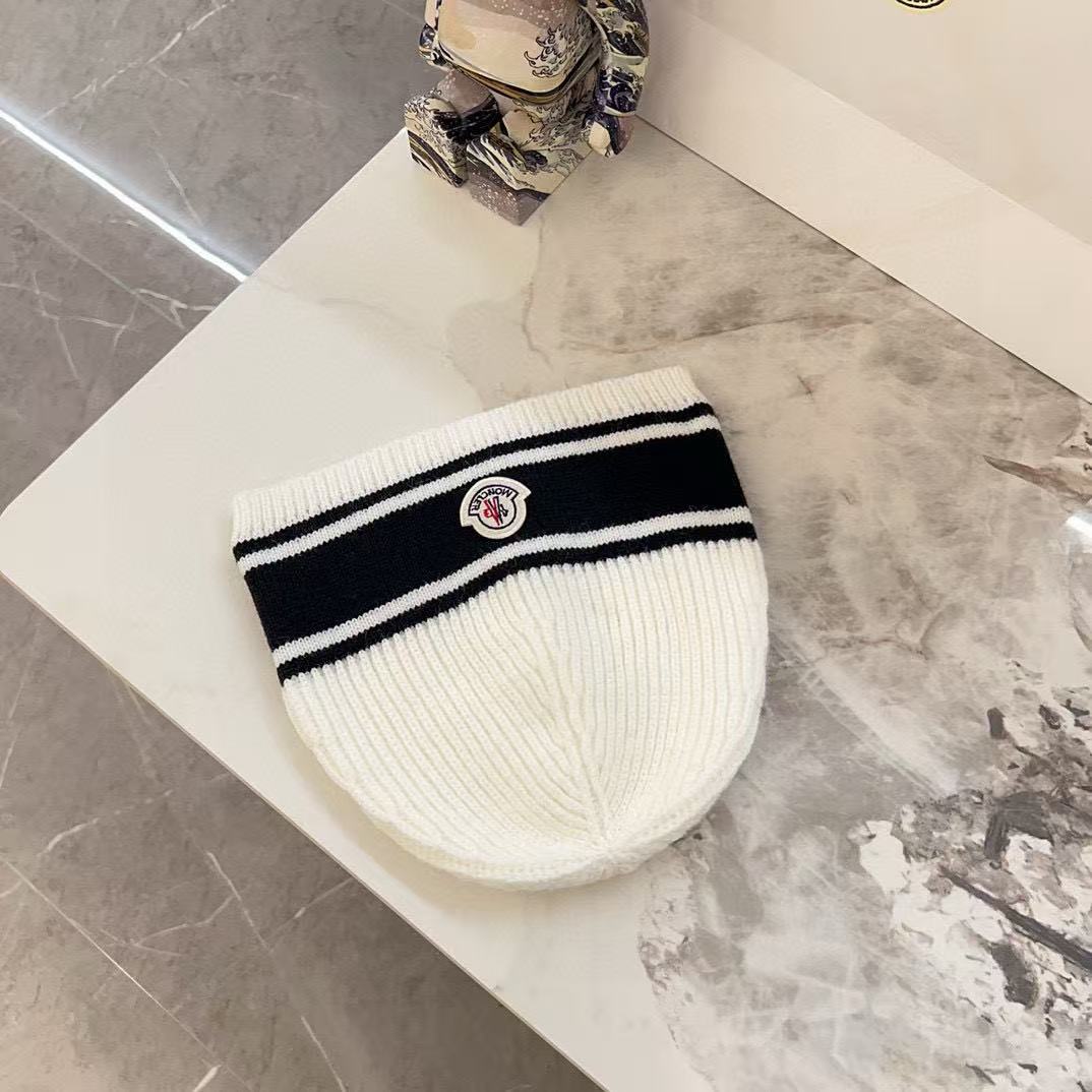 MONCLER シンプルニットビーニー【50％割引+送料無料】