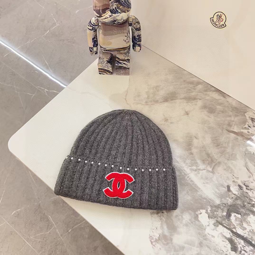 CHANE1 パールウールハット【50％割引+送料無料】