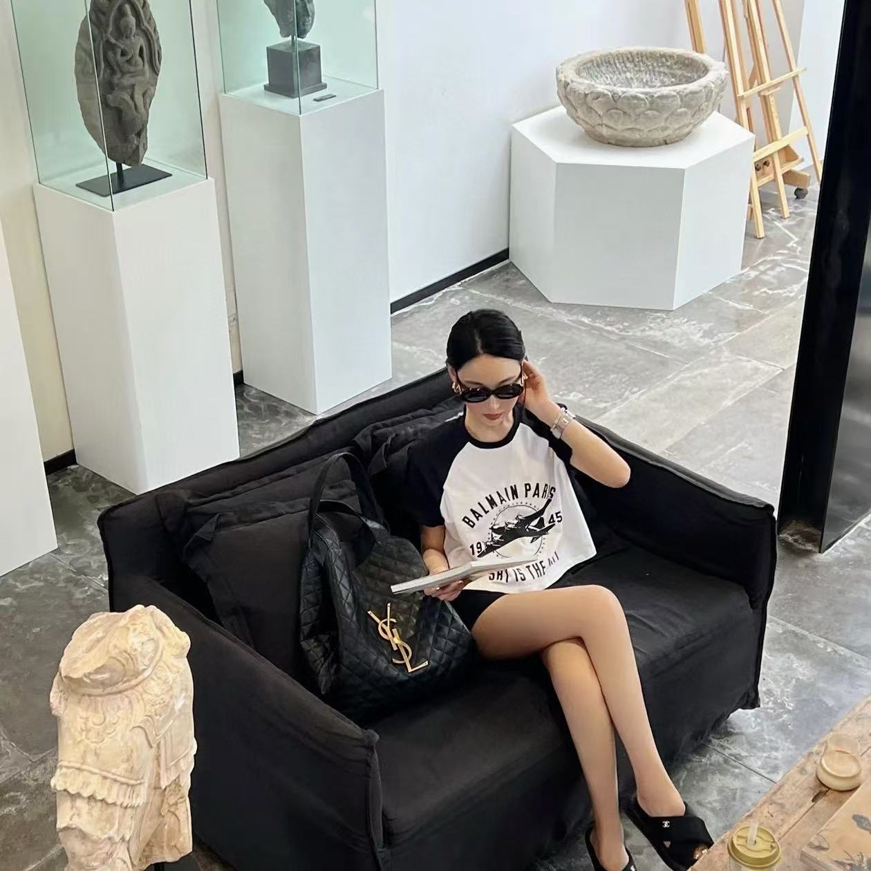 YSL シープスキン ショッピングバッグ【50％割引+送料無料】