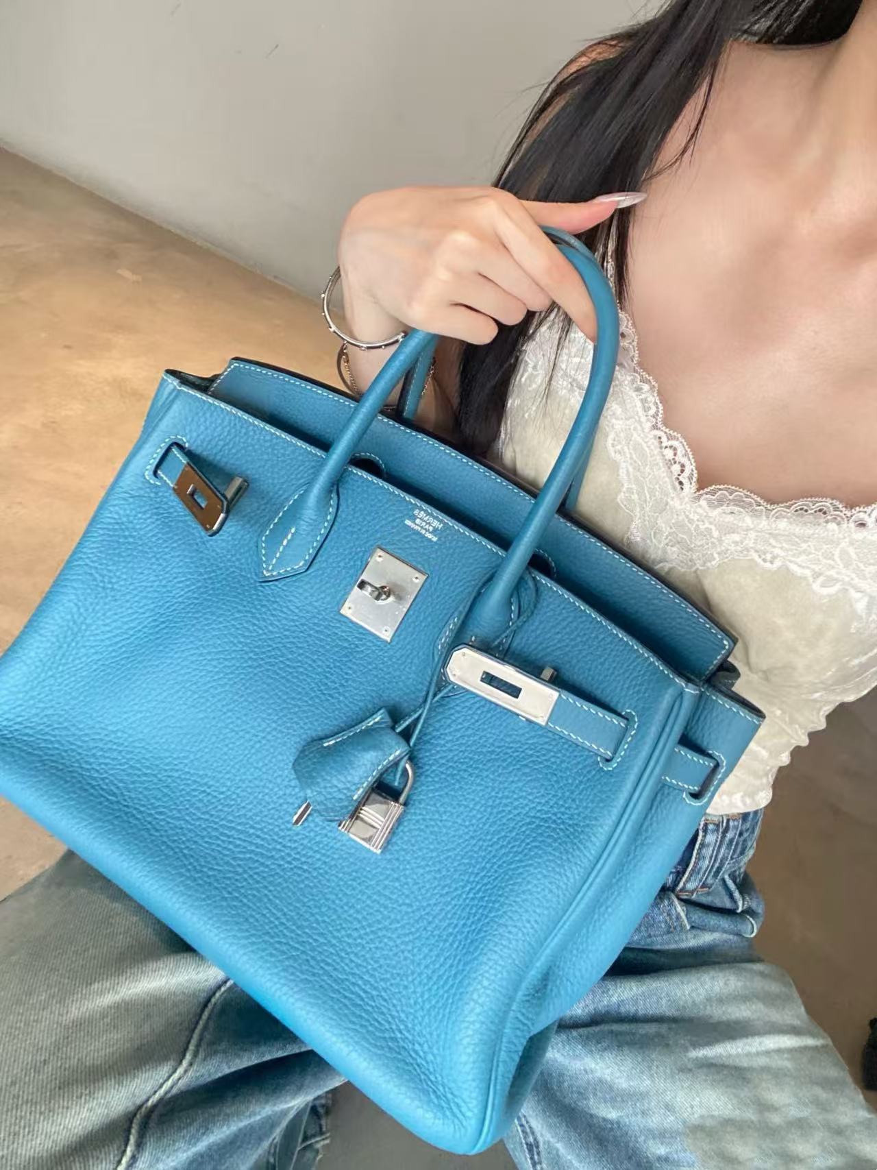 HERME5高品質牛革ハンドバッグ【50％割引+送料無料】