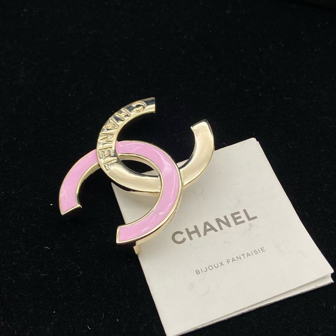CHANE1 ダブルCロゴブローチ【50％割引+送料無料】