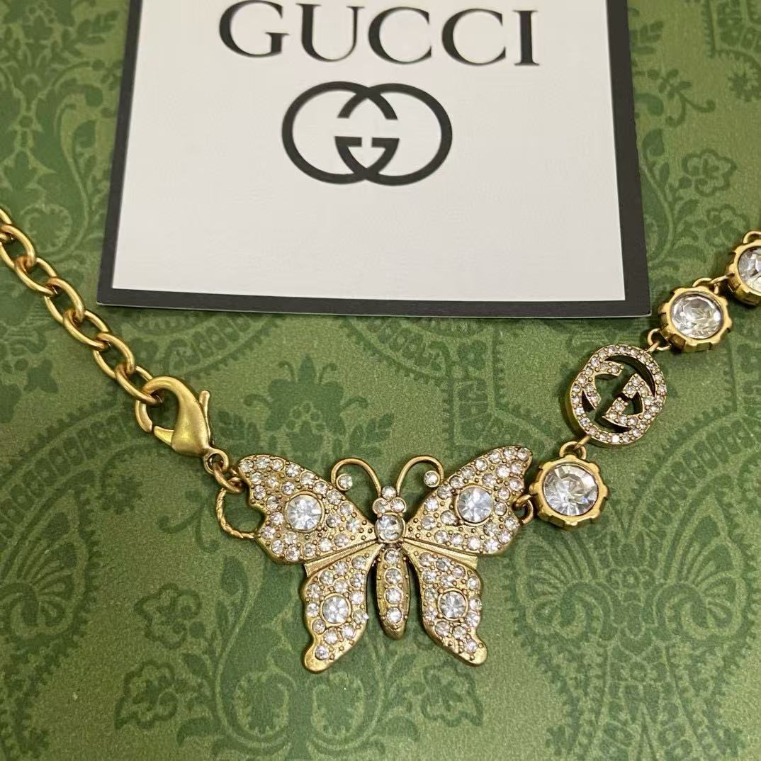 DI0R ボウ ダブル G ネックレス【50％割引+送料無料】