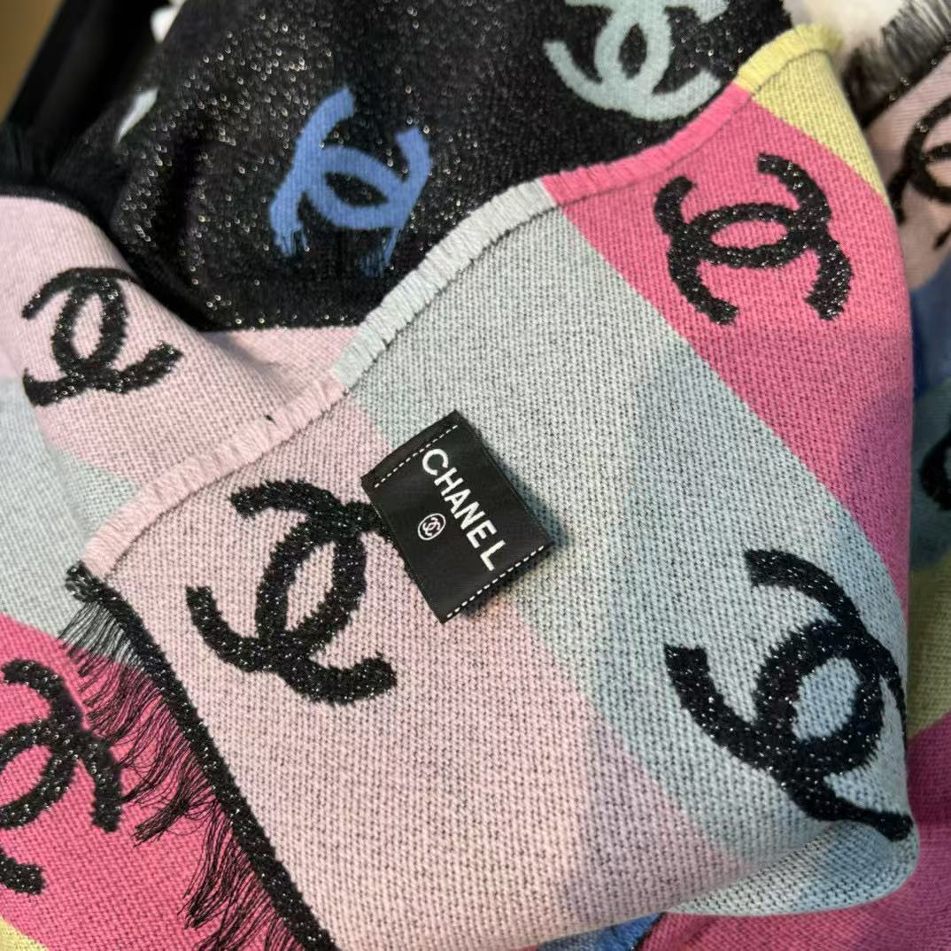 CHANE1 カラフルレタースカーフ【50％割引+送料無料】